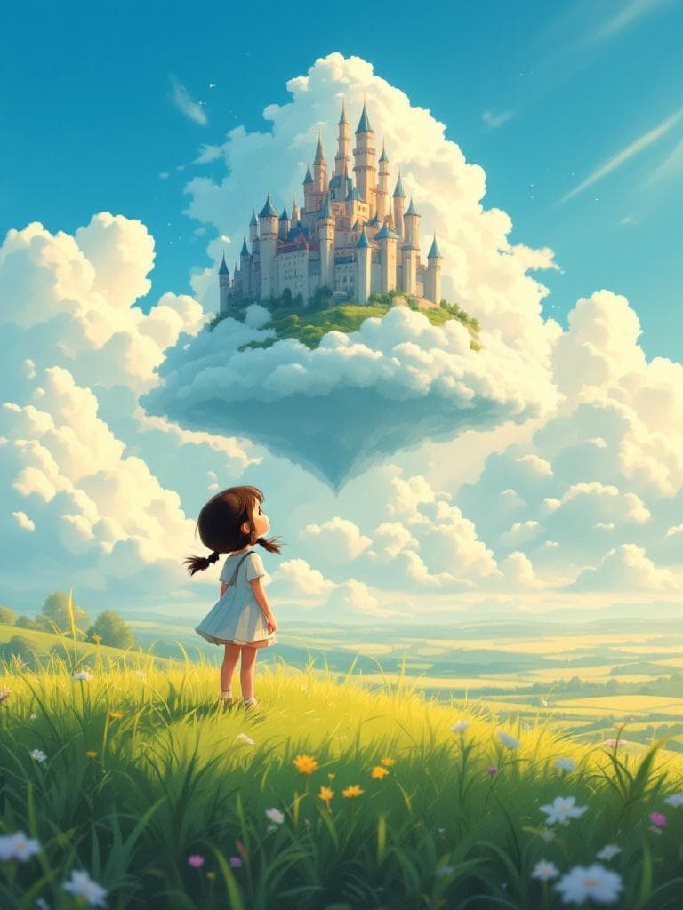 지브리풍 스타일 예시