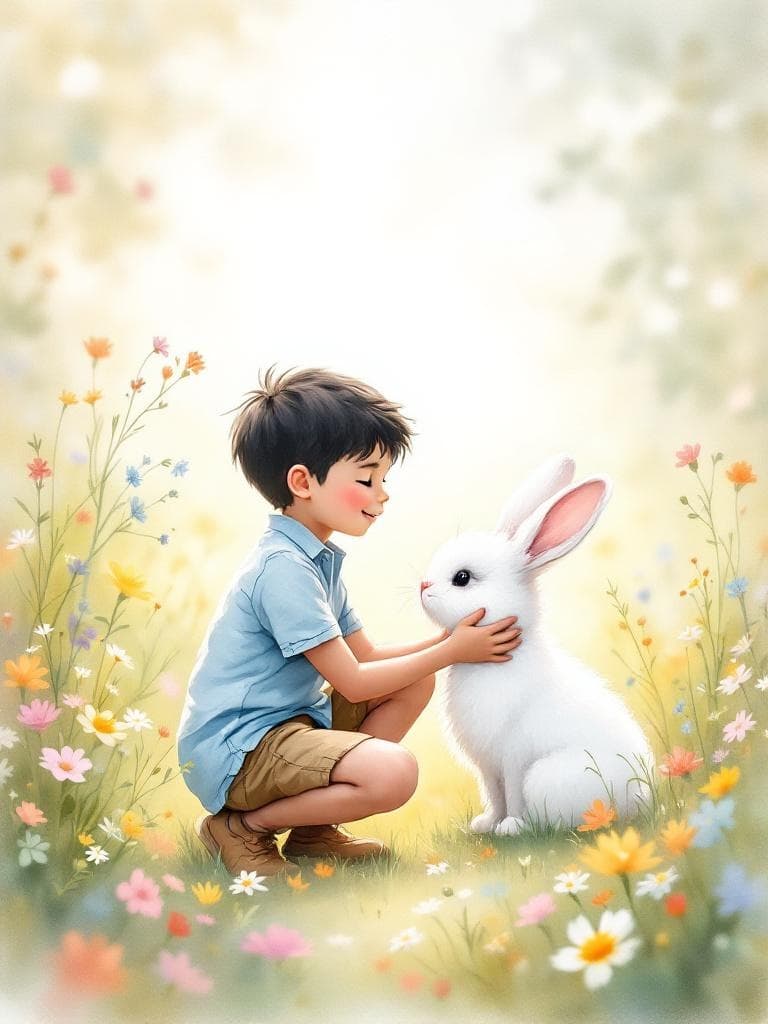 수채화 스타일 예시